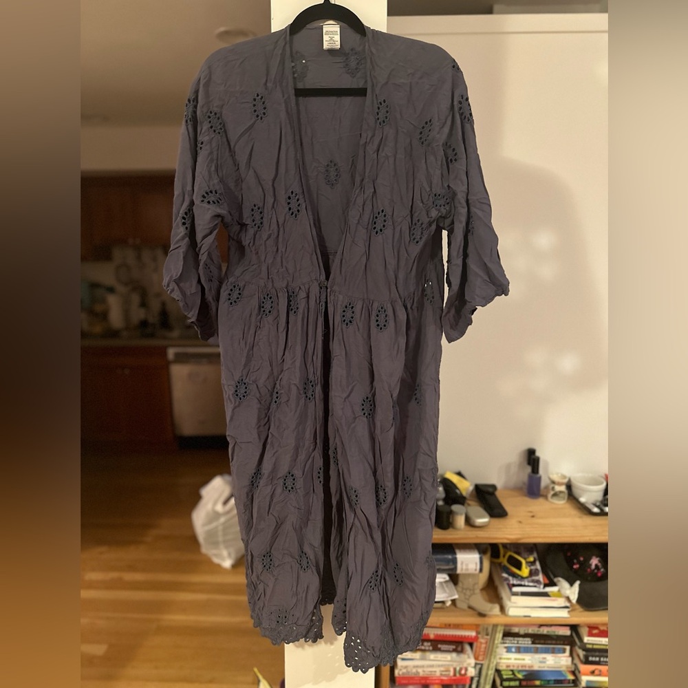 Gray tunic coverup